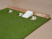 Chiputt 2025 putting mat with PaceMaster ramp, chipping mat, dual cup designs, and stimp 10 true-roll turf — master putting distance control and accuracy at home.